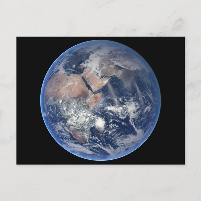Carte Postale Hémisphère Est Sur La Planète Terre. (Devant)