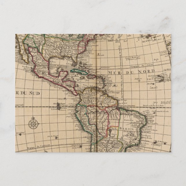 Carte Postale Hémisphère occidental 12 (Devant)