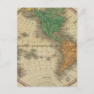 Carte Postale Hémisphère occidental 16