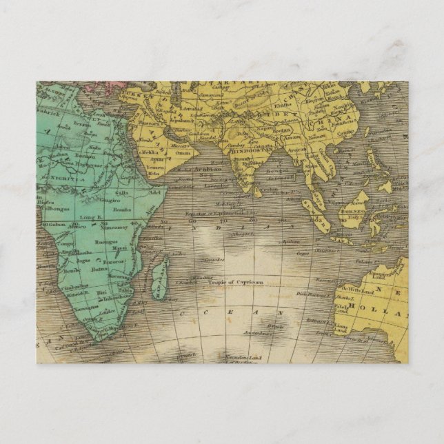 Carte Postale Hémisphère oriental 15 (Devant)