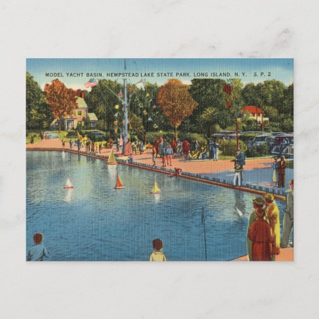 Carte Postale Hempstead Lake State Park, Long Island N.Y. (Devant)
