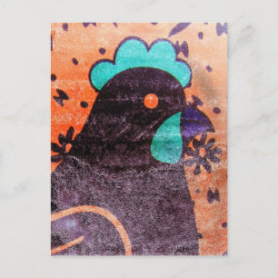 Carte Postale Hen numérique