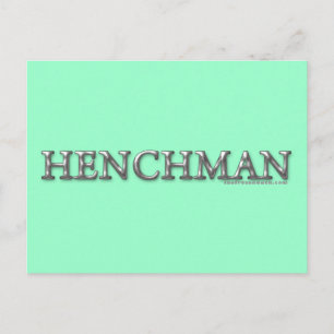 Carte Postale Henchman