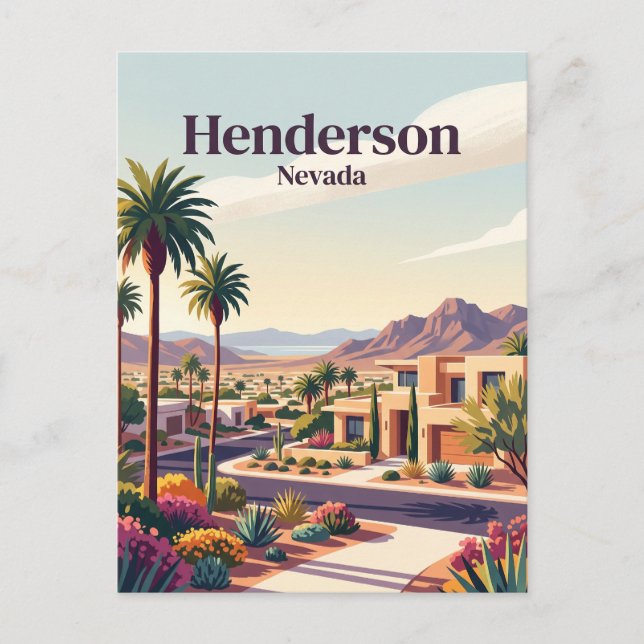 Carte Postale Henderson, Nevada (Devant)