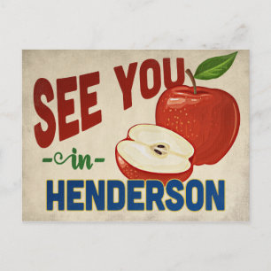 Carte Postale Henderson Nevada Apple - Vintage Travel