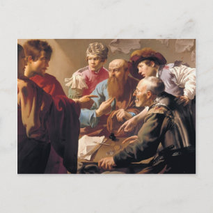 Carte Postale Hendrick Terbrugghen - L'appel de saint Matthieu