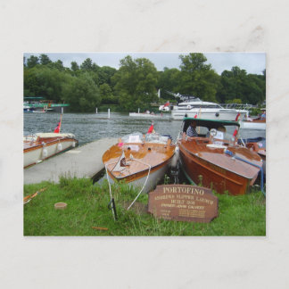 Carte Postale Henley on Thames, Bateaux à moteur anciens
