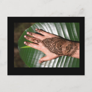 Carte Postale Henna Bontanica