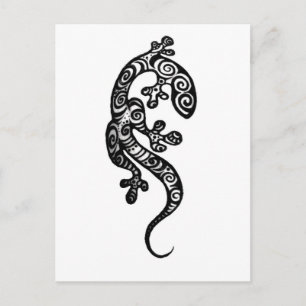 Carte Postale Henna Gecko Par Cynthia McDonald