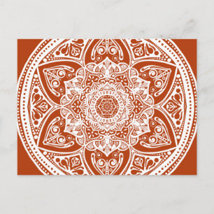 Carte Postale Henna Mandala