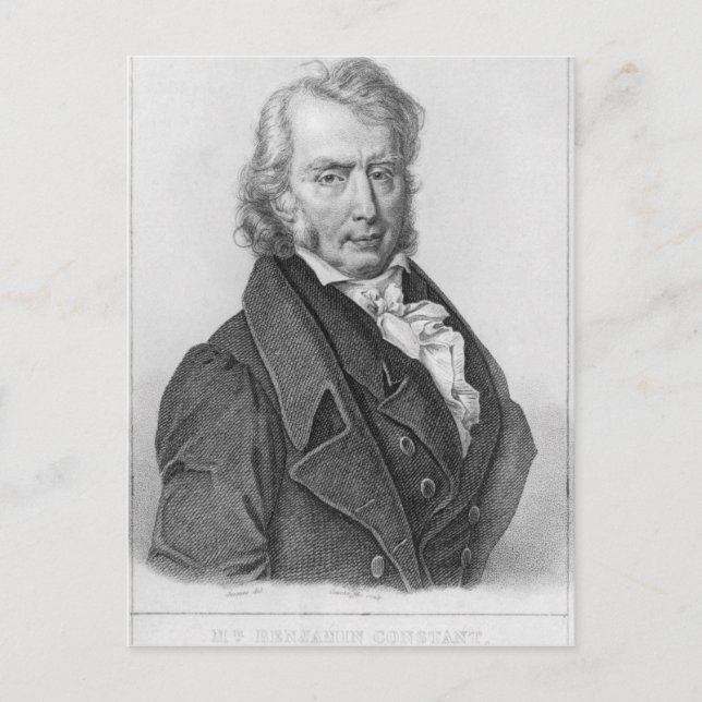 Carte Postale Henri Benjamin Constant de Rebecque (Devant)