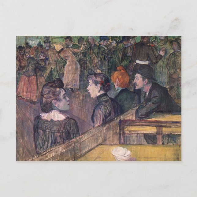 Carte Postale Henri de Toulouse-Lautrec | Au Moulin de la Ga (Devant)
