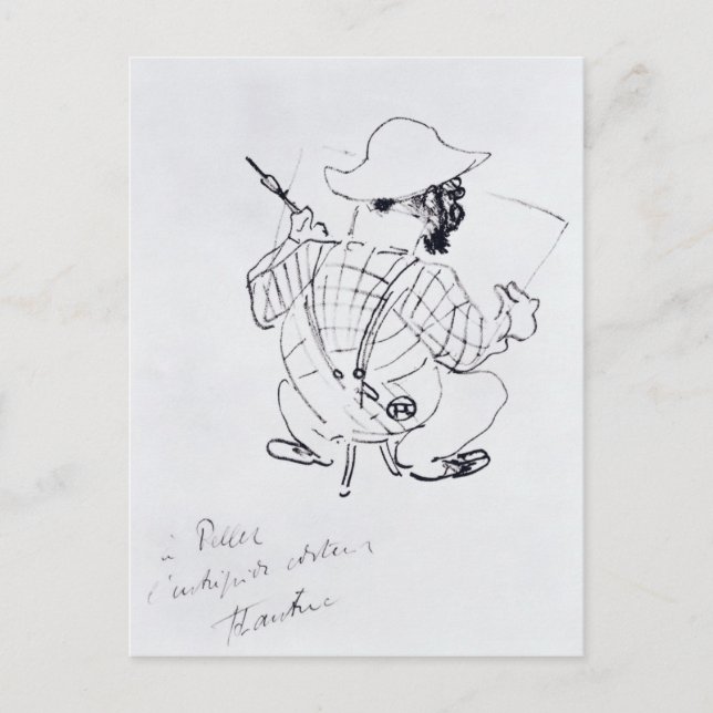 Carte Postale Henri de Toulouse-Lautrec | Autoportrait, 1896 (Devant)