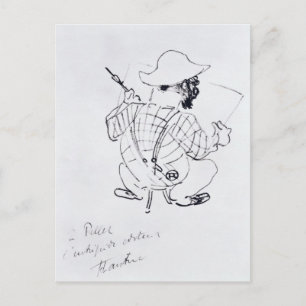 Carte Postale Henri de Toulouse-Lautrec   Autoportrait, 1896