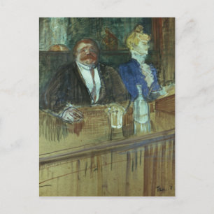 Carte Postale Henri de Toulouse-Lautrec   Dans le bar : Le Gras 
