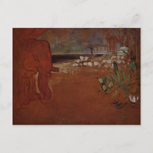 Carte Postale Henri de Toulouse-Lautrec- Décor indien