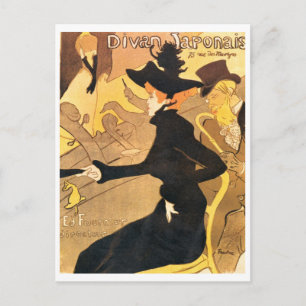Carte Postale Henri de Toulouse-Lautrec - Divan Japonais