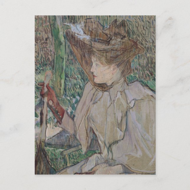 Carte Postale Henri de Toulouse-Lautrec | Femme avec gants, 189 (Devant)