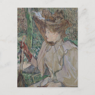 Carte Postale Henri de Toulouse-Lautrec   Femme avec gants, 189
