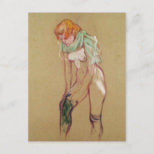 Carte Postale Henri de Toulouse-Lautrec   Femme qui tire sur ell