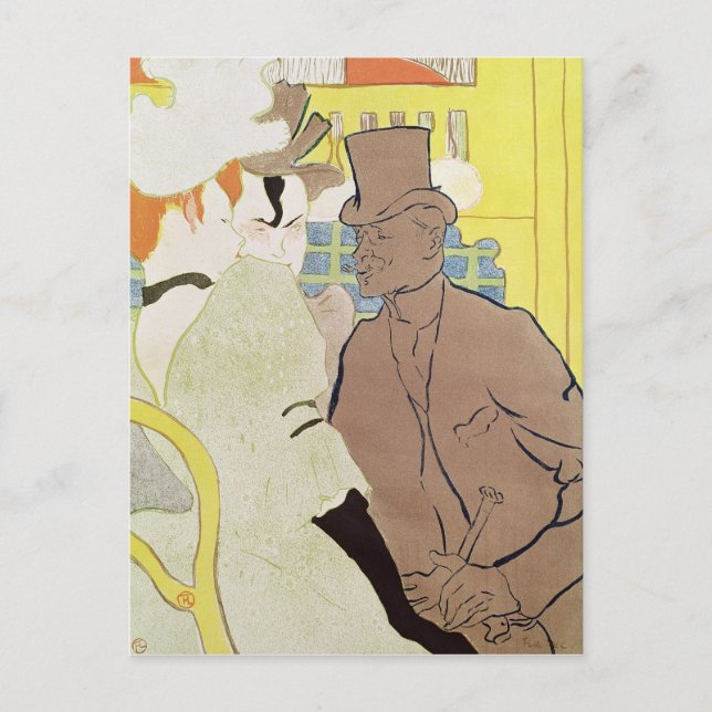 Carte Postale Henri de Toulouse-Lautrec | L'Anglais au  (Devant)