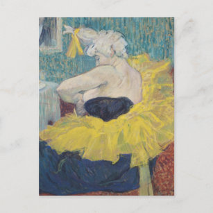 Carte Postale Henri de Toulouse-Lautrec   Le Clowness Cha-U-Kao