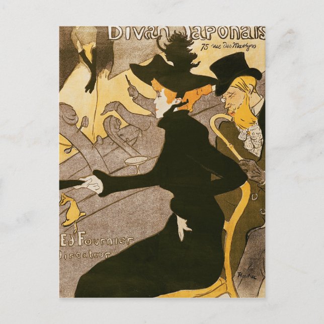 Carte Postale Henri de Toulouse-Lautrec | Publicité d'affiche 'L (Devant)