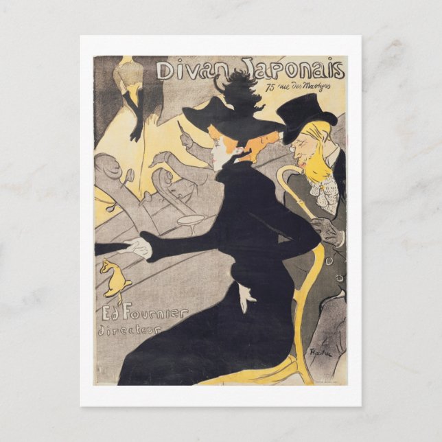 Carte Postale Henri de Toulouse-Lautrec | Publicité d'affiche 'L (Devant)