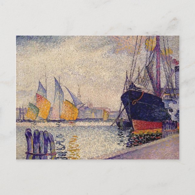Carte Postale Henri-Edmond Cross- Canal de la Giudecca, Venise (Devant)