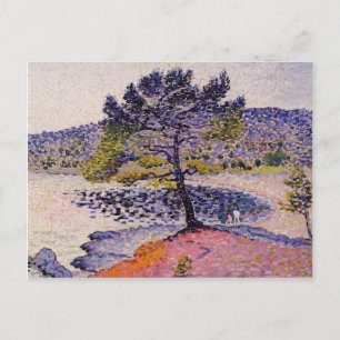 Carte Postale Henri-Edmond Cross- La Plage, Soirée