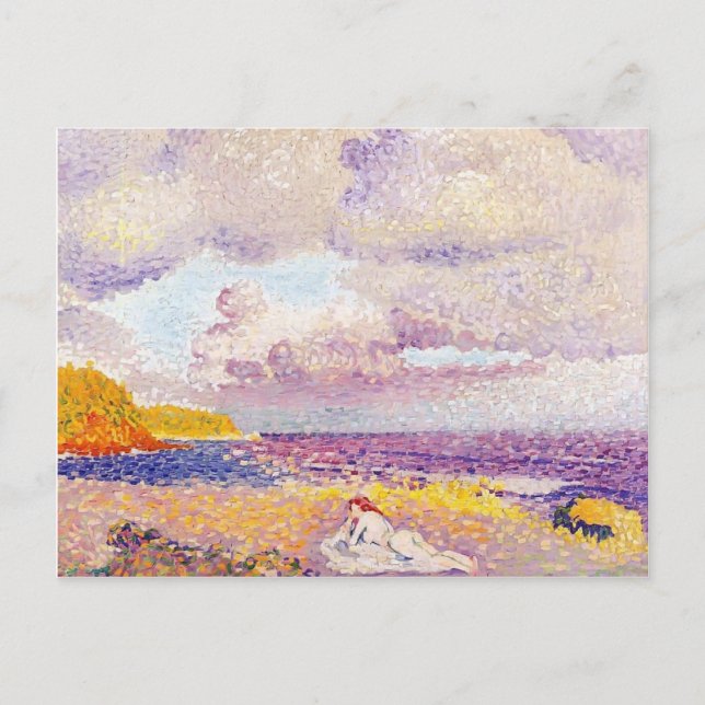 Carte Postale Henri-Edmond Cross- Une tempête imminente (Devant)