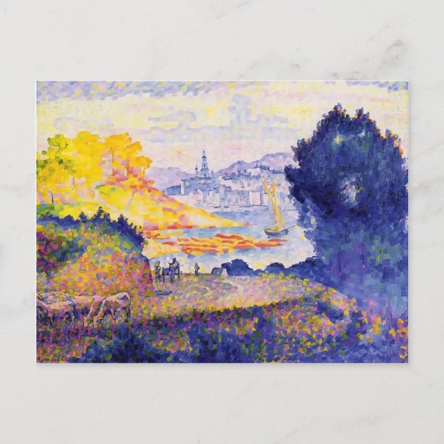 Carte Postale Henri-Edmond - Vue de Menton (Devant)