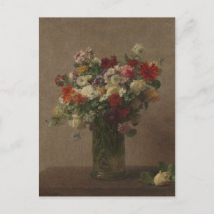 Carte Postale Henri Fantin-Latour Fleurs Vintages de Normandie