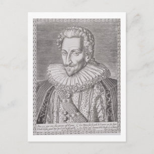 Carte Postale Henri IV (1553-1610), roi de Navarre, 1589 (eng.