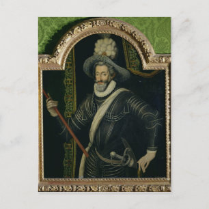 Carte Postale Henri IV Roi de France et de Navarre, vers 1595