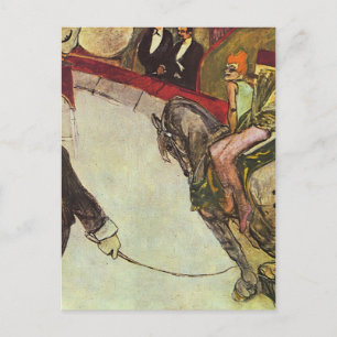 Carte Postale Henri Lautrec - Au Cirque Fernando, le cavalier