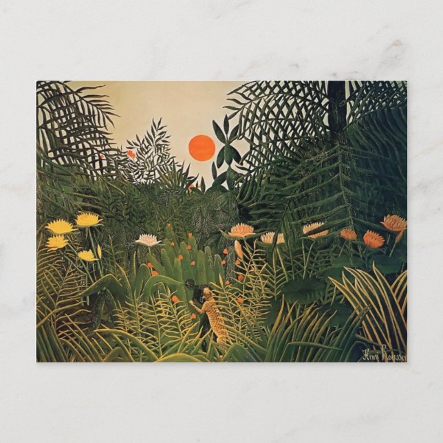 Carte Postale Henri Rousseau (Devant)