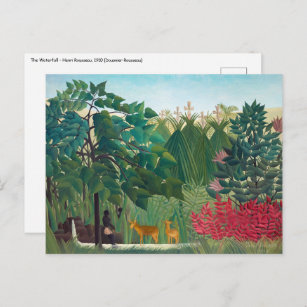 Carte Postale Henri Rousseau - La cascade