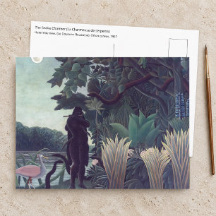 Carte Postale Henri Rousseau - La Charmeuse de serpents