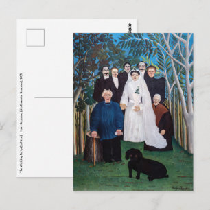 Carte Postale Henri Rousseau - La fête de mariage