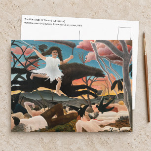 Carte Postale Henri Rousseau - La Guerre