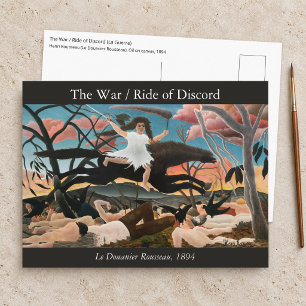 Carte Postale Henri Rousseau - La Guerre