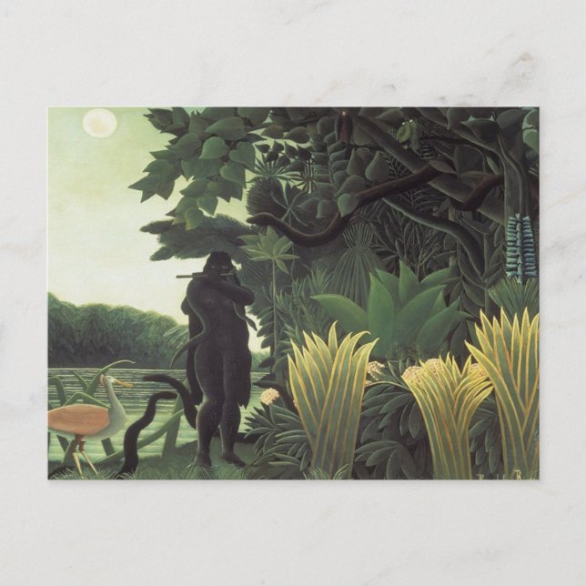 Carte Postale Henri Rousseau - Le Charmeur Des Serpents (Devant)