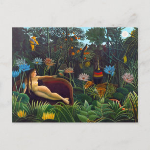 Carte Postale Henri Rousseau Le rêve 1910 (Le Rêve) Naïviste