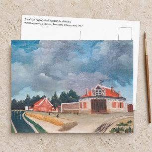 Carte Postale Henri Rousseau - L'Usine de chaises