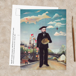 Carte Postale Henri Rousseau - Moi Portrait-Paysage