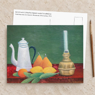 Carte Postale Henri Rousseau - Nature morte à la cafetière