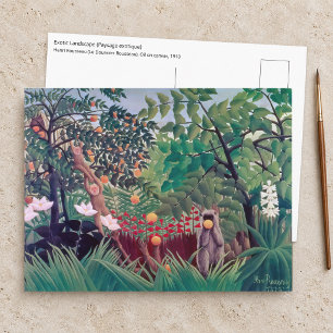 Carte Postale Henri Rousseau - Paysage Exotique