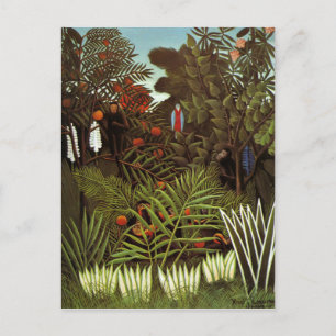 Carte Postale Henri Rousseau - Paysage exotique