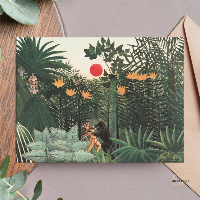 Carte Postale Henri Rousseau Paysage tropical (Créateur téléchargé)